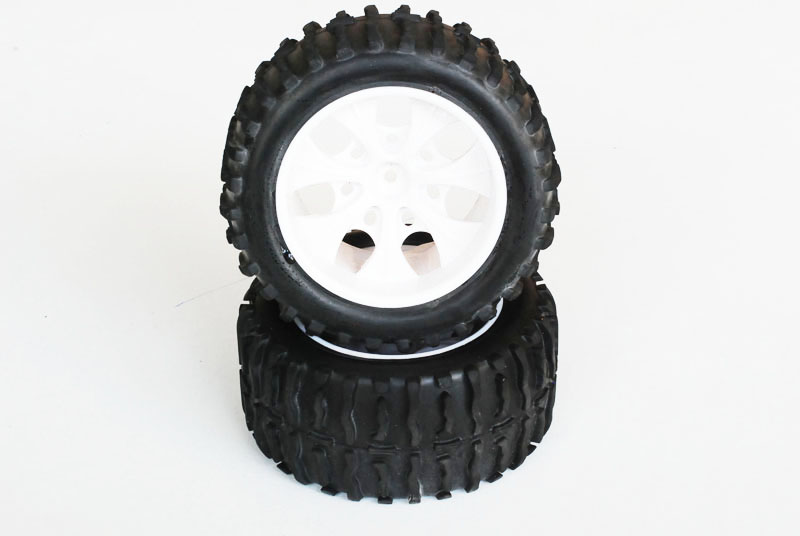 08010 HSP/Himoto Velg + Band WHITE 1:10 TRUCK (2St)